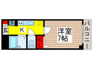 プライムアーバン行徳III【5階】の間取り