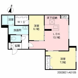 エヌ・ステータス国府【1階】の間取り