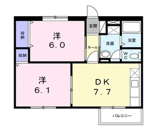 アルテール【1階】の間取り
