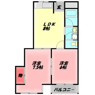 シティライフ中西【3階】の間取り