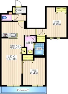 プランドール鎌倉ウエスト【3階】の間取り