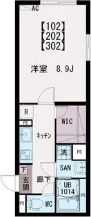 イクシオ島根【3階】の間取り