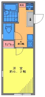 ヴェクセル馬込【3階】の間取り