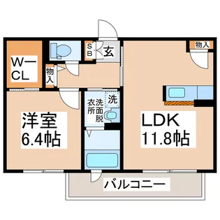 リオブランコ【1階】の間取り