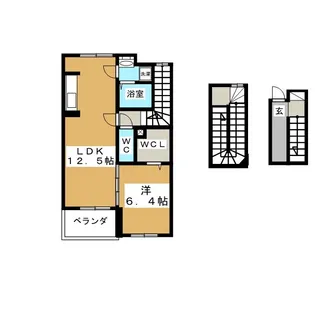 ブライト605レジデンス【3階】の間取り