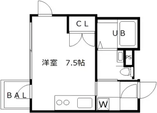 マンション平林【3階】の間取り