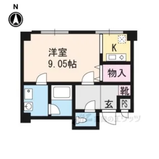 プラネシア星の子山科駅前【1階】の間取り