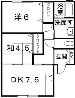 モア・メゾン【1階】の間取り