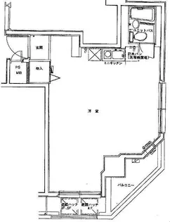 パレ・ドール山王北【5階】の間取り