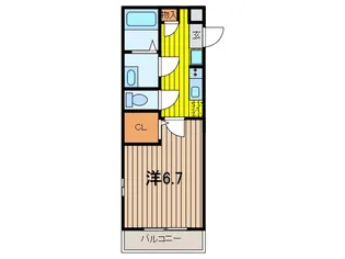 リブリ・立花【2階】の間取り