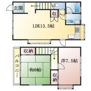 コーポ井伊谷I【1階】の間取り