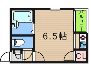 SKハイツ住之江【2階】の間取り
