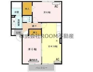 TKIフラットB棟【1階】の間取り