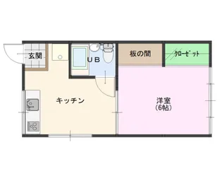 サカエ荘【2階】の間取り