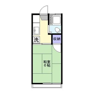 コーポみやま【2階】の間取り