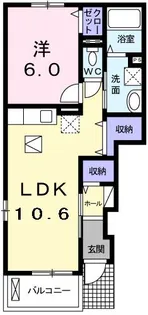 サニーメゾン・ブローテ【1階】の間取り