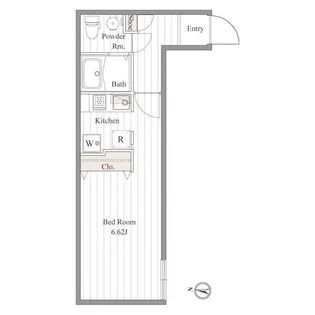 ZESTY豪徳寺【1階】の間取り