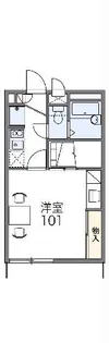 レオパレスHayashiII【2階】の間取り