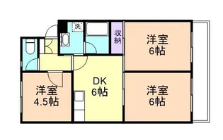 サイカプラザ【2階】の間取り