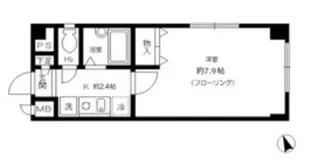 ファインクレスト南池袋【1階】の間取り