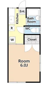 ウインズ稲毛【2階】の間取り