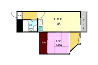 ハイツ朝日【3階】の間取り