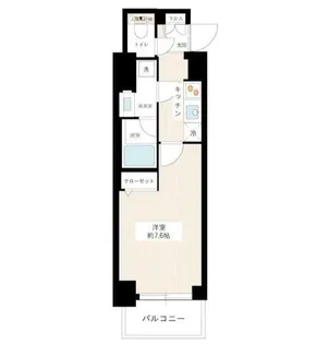 エルフォルテ赤羽【4階】の間取り