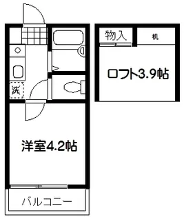 ジョンシェ高円寺【1階】の間取り