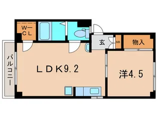 モリハイツ【2階】の間取り