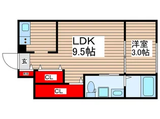 VAU house東千葉【1階】の間取り