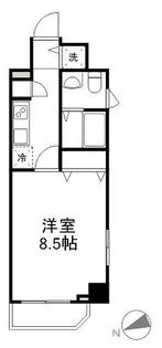 ガーラ・ステーション新宿御苑前【3階】の間取り
