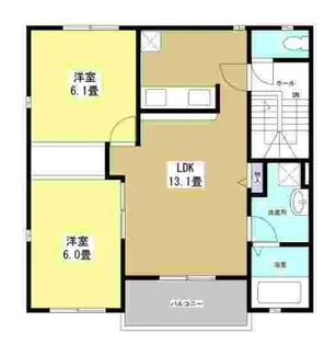 シャガハウスII【2階】の間取り