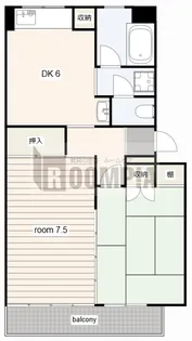 プレミオーレ【5階】の間取り