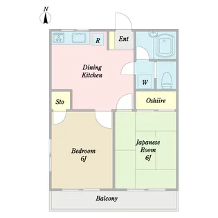 メナージュ2【2階】の間取り
