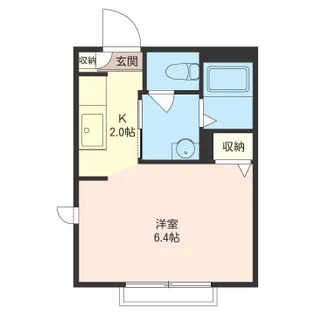 カリヴィエ【2階】の間取り