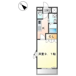 マークI【1階】の間取り