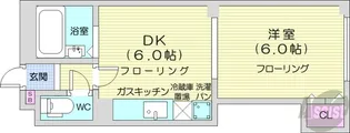 ハーベスト20【2階】の間取り