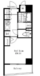 シンシア御茶ノ水【3階】の間取り