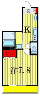 カリスト本八幡【2階】の間取り