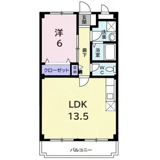 セントラルパークハイツ【4階】の間取り