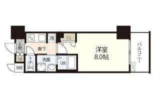 S-RESIDENCE表町【2階】の間取り