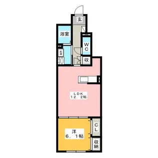 BrooklynI【1階】の間取り