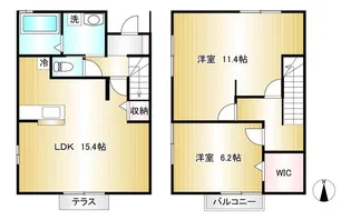ライトハウス広面B棟【1階】の間取り