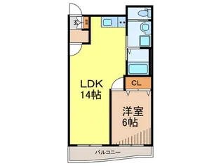 サンハイム【2階】の間取り