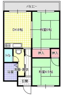まるき清水【3階】の間取り