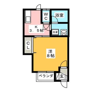 La Jolla【1階】の間取り