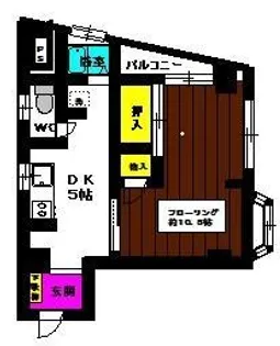 ディアホームビル【4階】の間取り