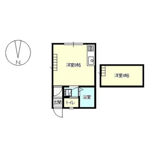 コーポメマリスA【2階】の間取り