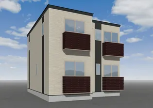 【新築】ガス割第12弾(仮)宮町4丁目新築アパートA棟【1階】の外観