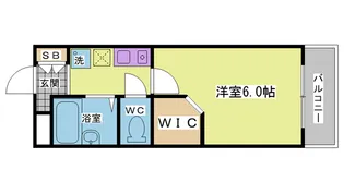 名谷パインハイツ【1階】の間取り